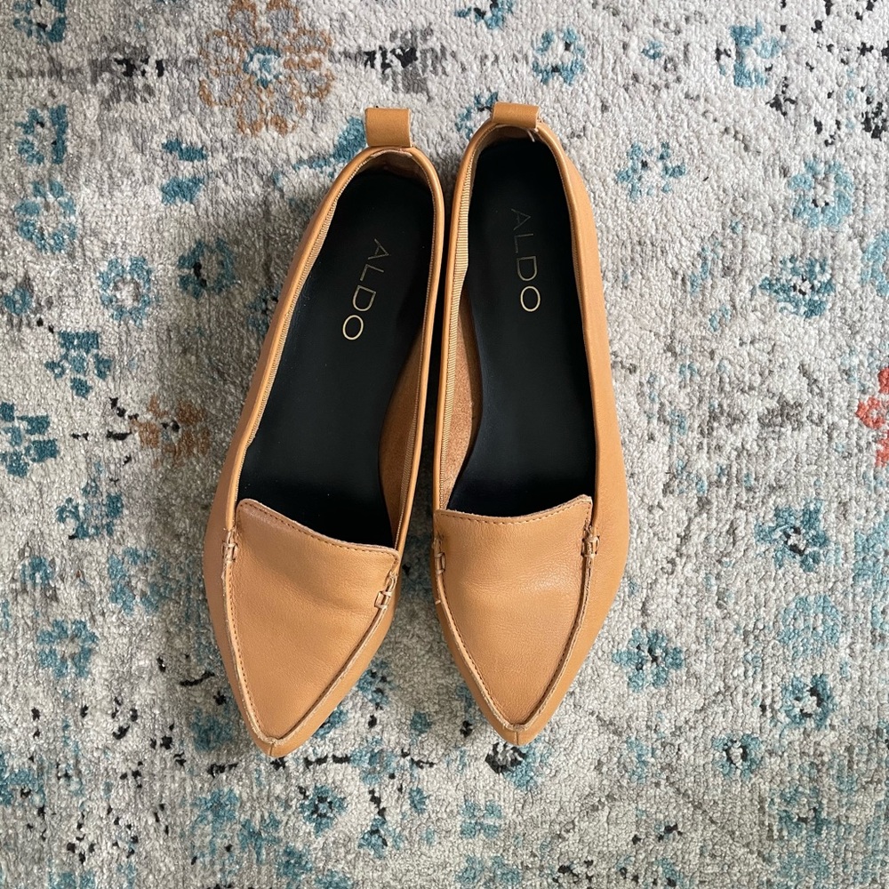 Aldo leather loafers